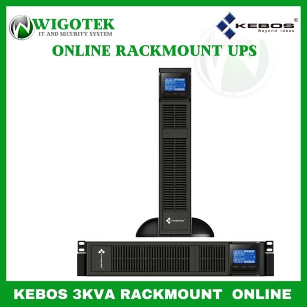 KEBOS 3KVA Rackmount Online UPS