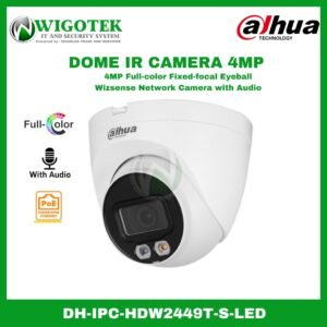 4MP Dome IR Camera with Audio
